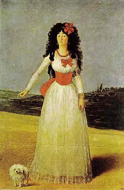 Francisco Jose de Goya Portrait of the Dutchess of Alba Spain oil painting art